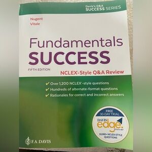 3/20  📚Fundamentals Success NCLEX-Style Q&A Review Book